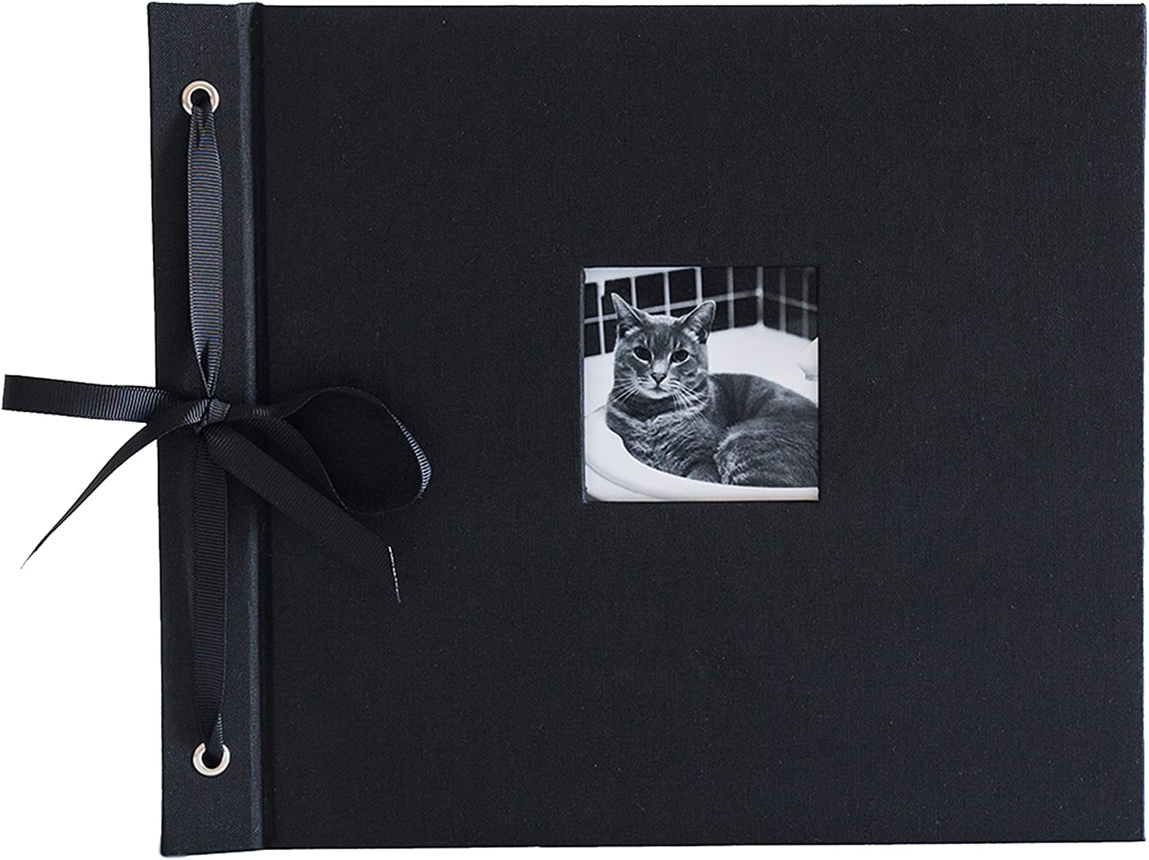 Kolo Newbury Scrapbook, 8.5" x 10", Black