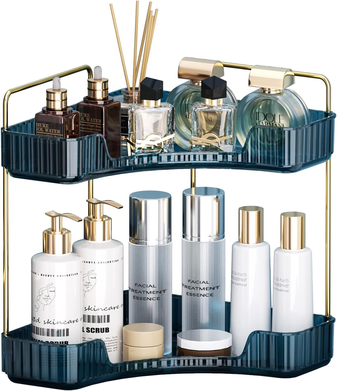 Amazon.com: Weidace Corner Bathroom Counter Organizer Bathroom ...