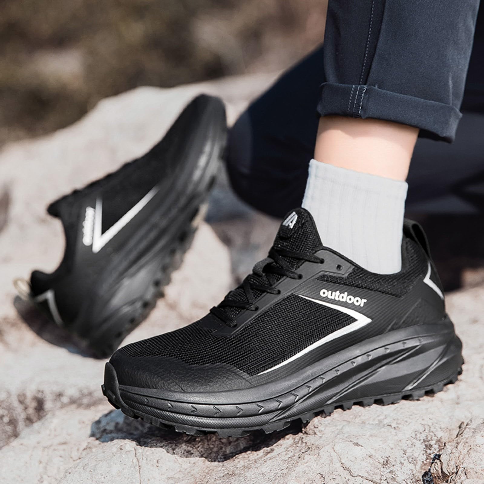 Shoes for Men Scarpe Padel Uomo Scarpe Palestra Sneakers Invernali da Camminata Corsa Ammortizzate Sport Trail Running Ginnastica 42 Ginniche Mens Autunno 43 Pelle Bianche Estive Sportive Alte Calze