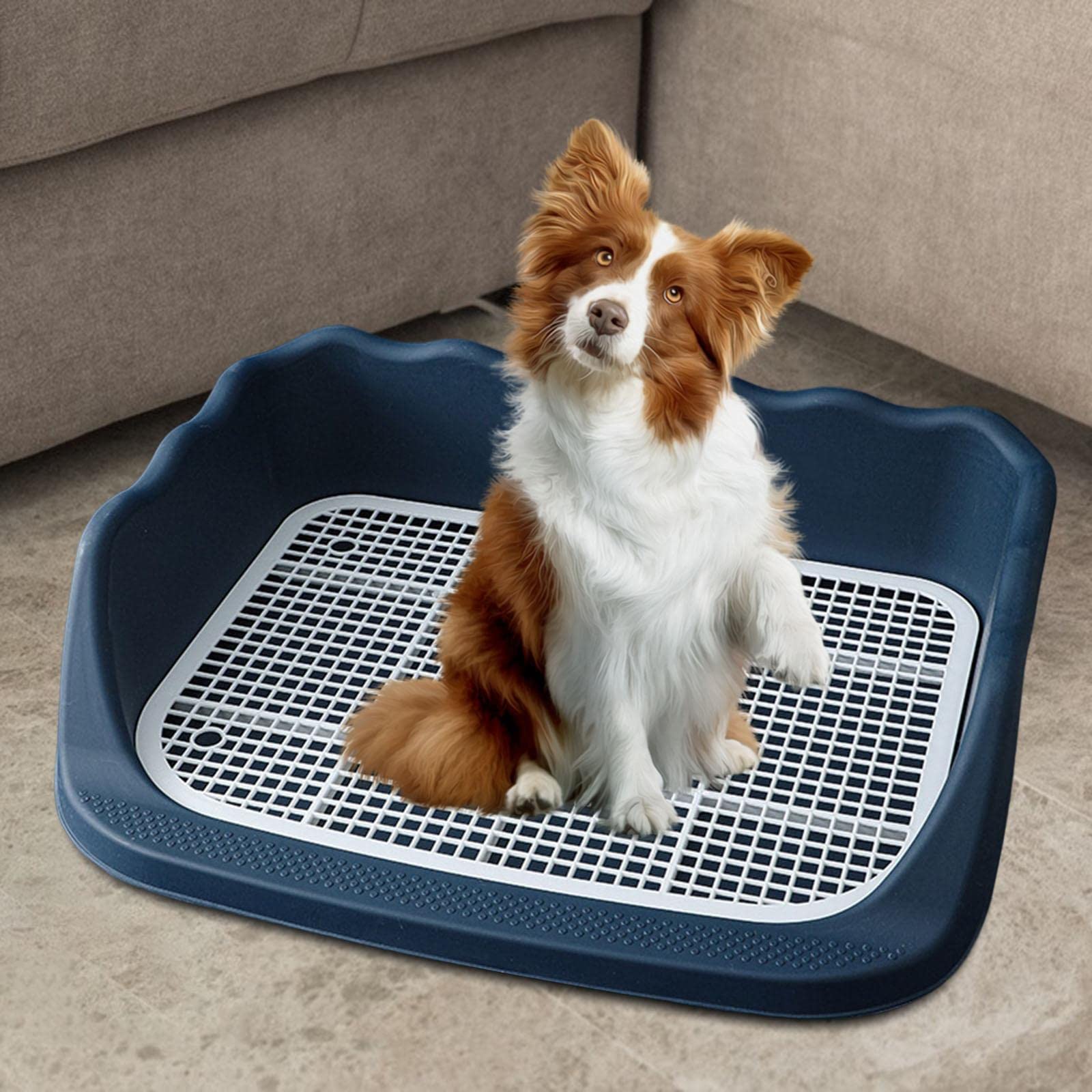 vaschetta per lettiera, Toilette for animali domestici(Dark Blue)