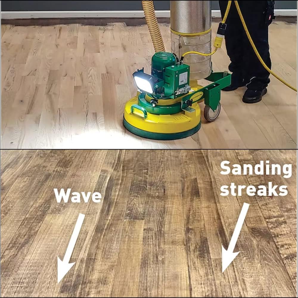 Dischi abrasivi zentimetrici da 430 mm, grana 60, disco abrasivo in rete di carburo di silicio per pavimenti in legno duro, cuscinetti tamponi resistenti per pavimenti, confezione da 10