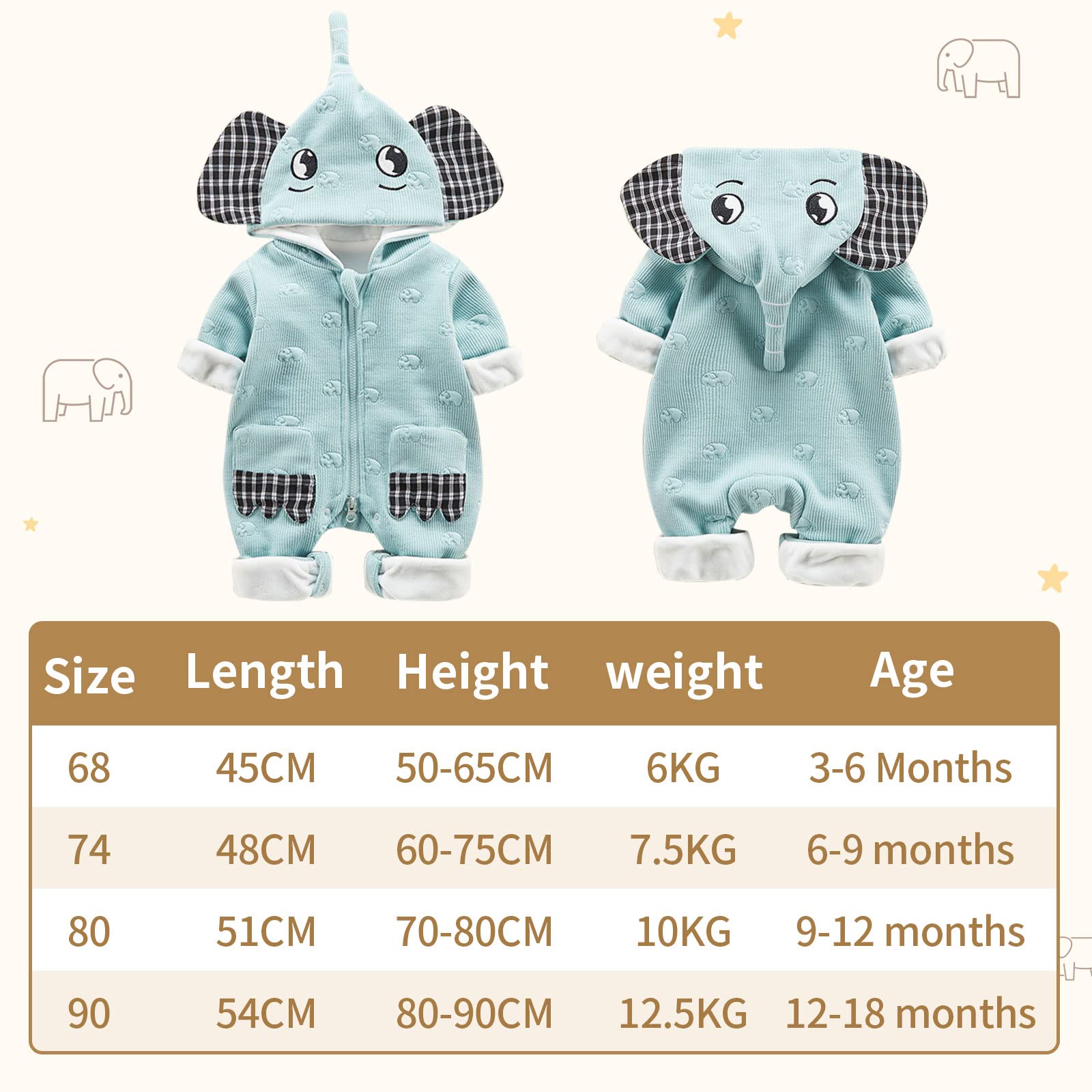 Combinaison Bebe Hiver Combinaison de Neige Manteau Polaire Dinosaures Combinaison Pilote Bebe Garcon Fille
