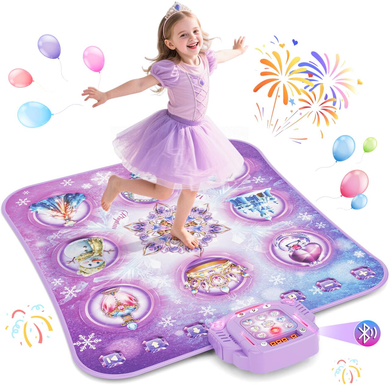 Handwell Tappetino da ballo per bambini, giocattolo con 8 tasti, regalo per