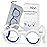 Hion Motion Sickness Glasses, Car Sickness Glasses,Relieve Carsickness Airsickness Seasickness Glasses,Anti Nausea Vertigo Glasses, No Lens Liquid Glasses for Adults or Kids(Bule)