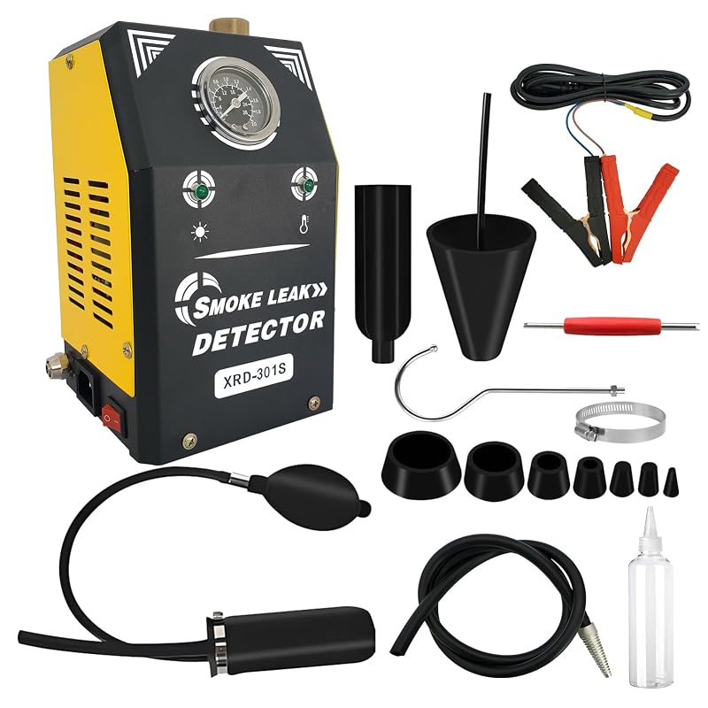 Máquina de Fumaça para Detecção de Vazamentos Automotivos Csttler com Bomba de Ar Integrada e Manômetro B002