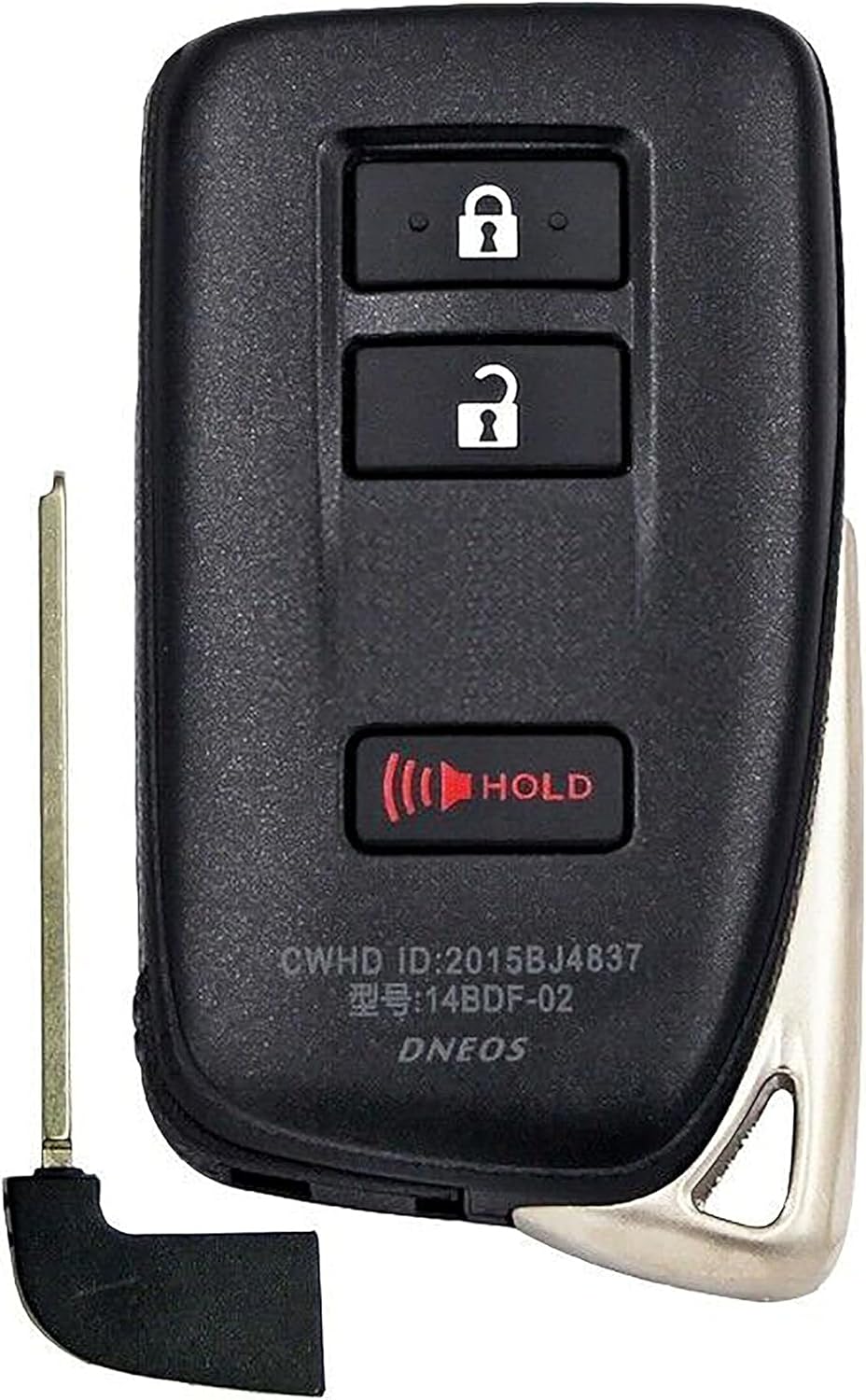 1x New Replacement Proximity Key Fob Remote Compatible with & Fit for 2015-2020 Lexus NX200T - HYQ14FBA-NL-02