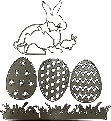 Miniatura 3 de Troqueles de corte de Pascua con palabras de Pascua para bricolaje, álbumes de recortes, decoración de álbumes de recortes, tarjetas B,A