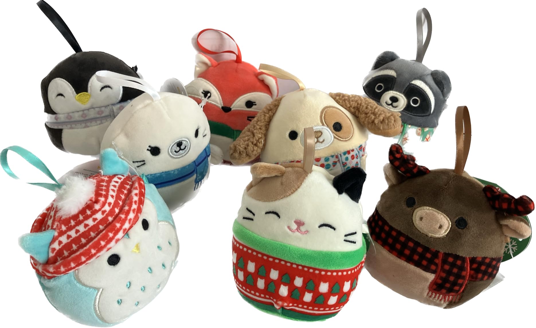 Amazon.com: Squishmallows Official Kellytoy 4 Inch Ornament Set