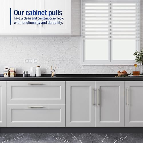 Miniatura 7 de JOY DECOR Paquete de 3 pomos de gabinete, manijas de gabinete negras, pomos de cabina de cocina de 2 pulgadas, pomos de cajón de un solo agujero