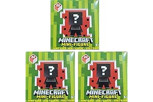 Minecraft Overworld Series 22 Mini Figure Mystery Pack (Bundle of 3 Packs)