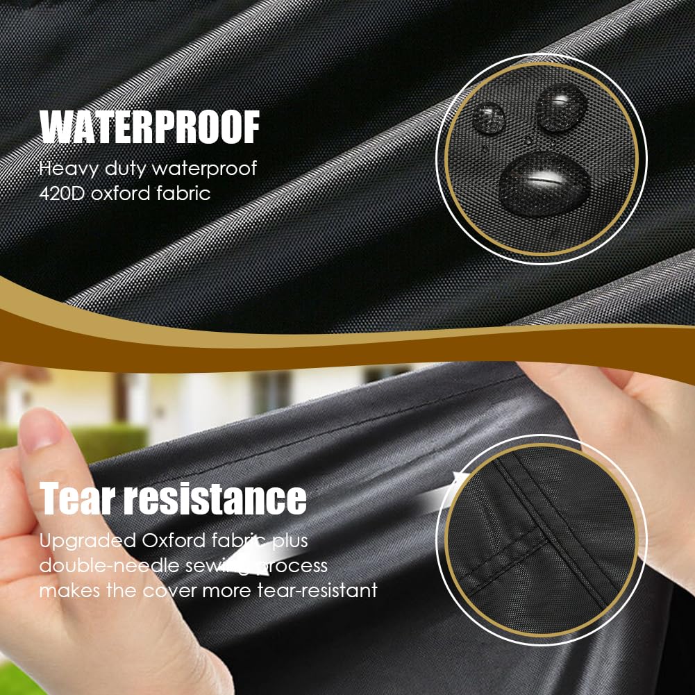 COOSOO Popcorn Cart Cover Waterproof Oxford Fabric Popcorn Maker Cart Cover Dustproof Weatherproof for Outdoor Popcorn Machines Foldable & Easy to Clean