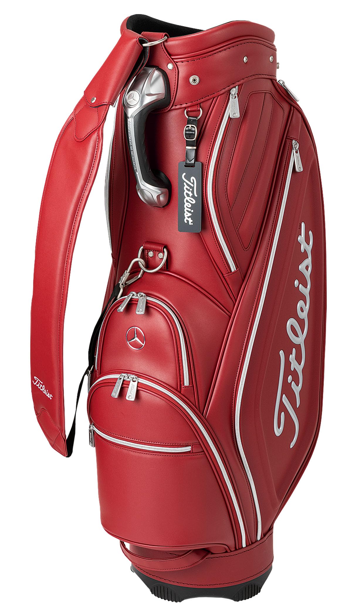 値下げ！タイトリスト　キャディバッグ　エナメル赤 Amazon | TITLEIST(タイトリスト) キャディバッグ CB631 9インチ