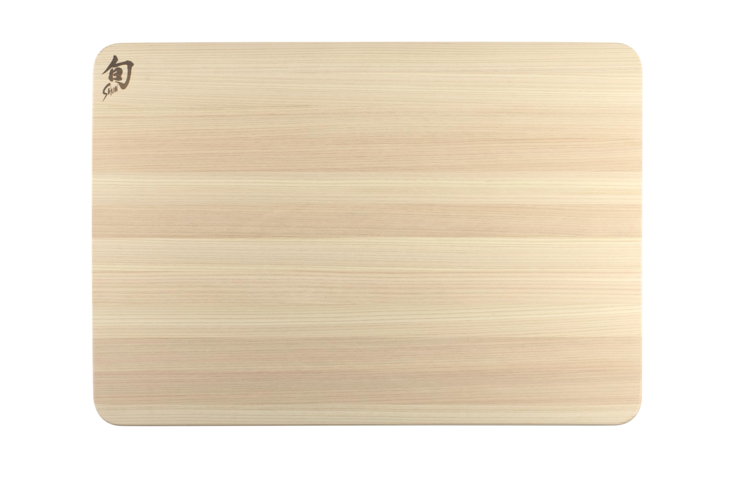 Shun Cutlery Extra Large Hinoki Cutting Board with Juice Groove, 20" x 14" Large Wood Cutting Board, Medium-Soft Wood Preserves Knife Edges, Authentic, Japanese Kitchen Cutting Board