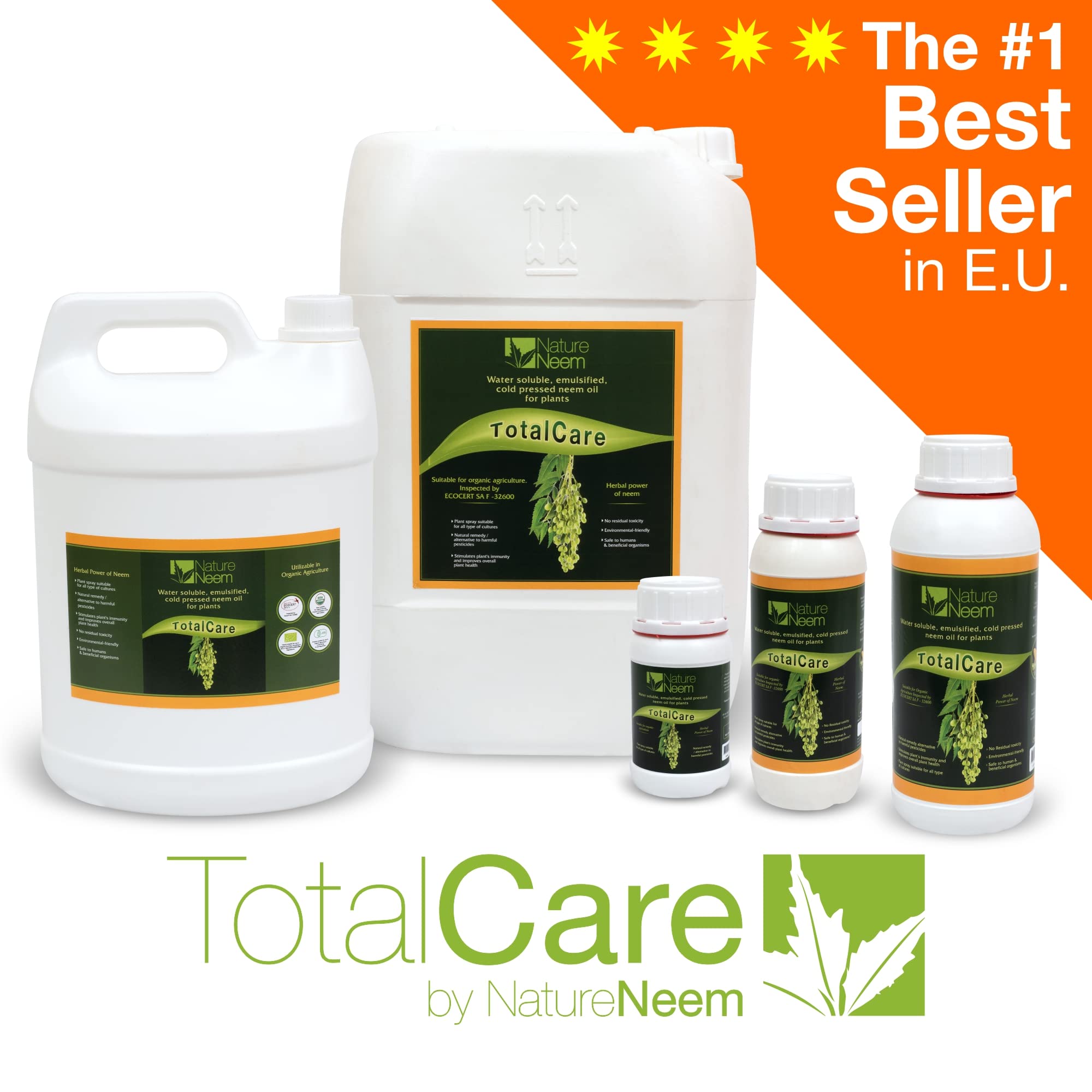 Huile de neem hydrosoluble pour plants - 500 ml