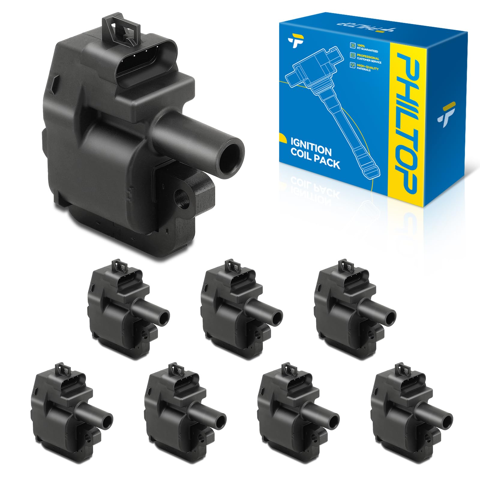 PHILTOP UF192 Ignition Coil Pack Fit for 1997-2004 Chevy Corvette