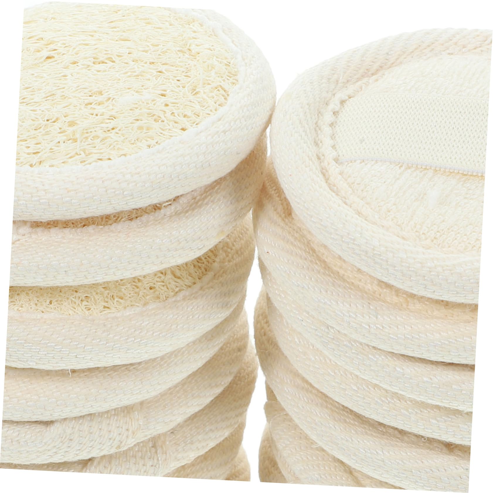 18 piezas Esponjas Redondas de Lufa Exfoliantes y Suaves Almohadillas Faciales para Limpieza Profunda y Masaje Corporal para Bebés y Uso Diario