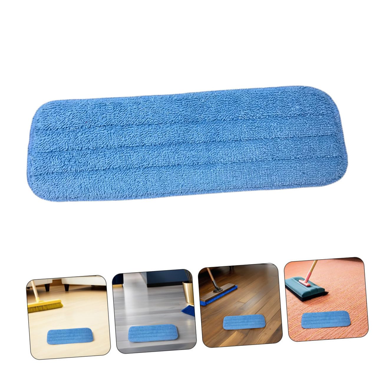 10 Pezzi Panni Riutilizzabili in Microfibra Panni Lavabili Per Pulizia Di Pavimenti Superfici Dure Ricarica Per Mop Spray