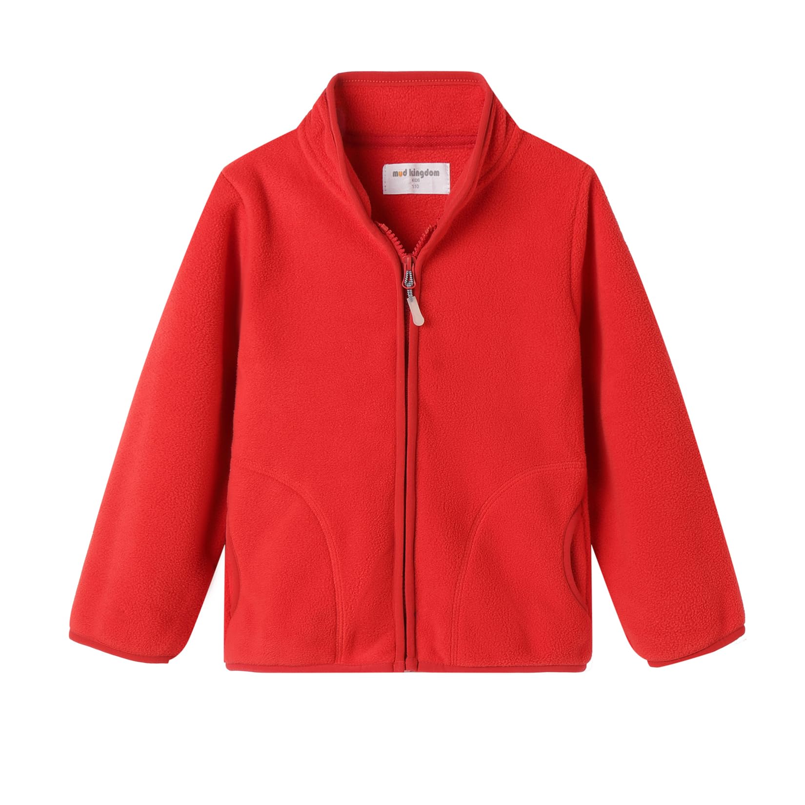 Mud Kingdom Unisex Kids Fleece Jacket Printing Zip Up