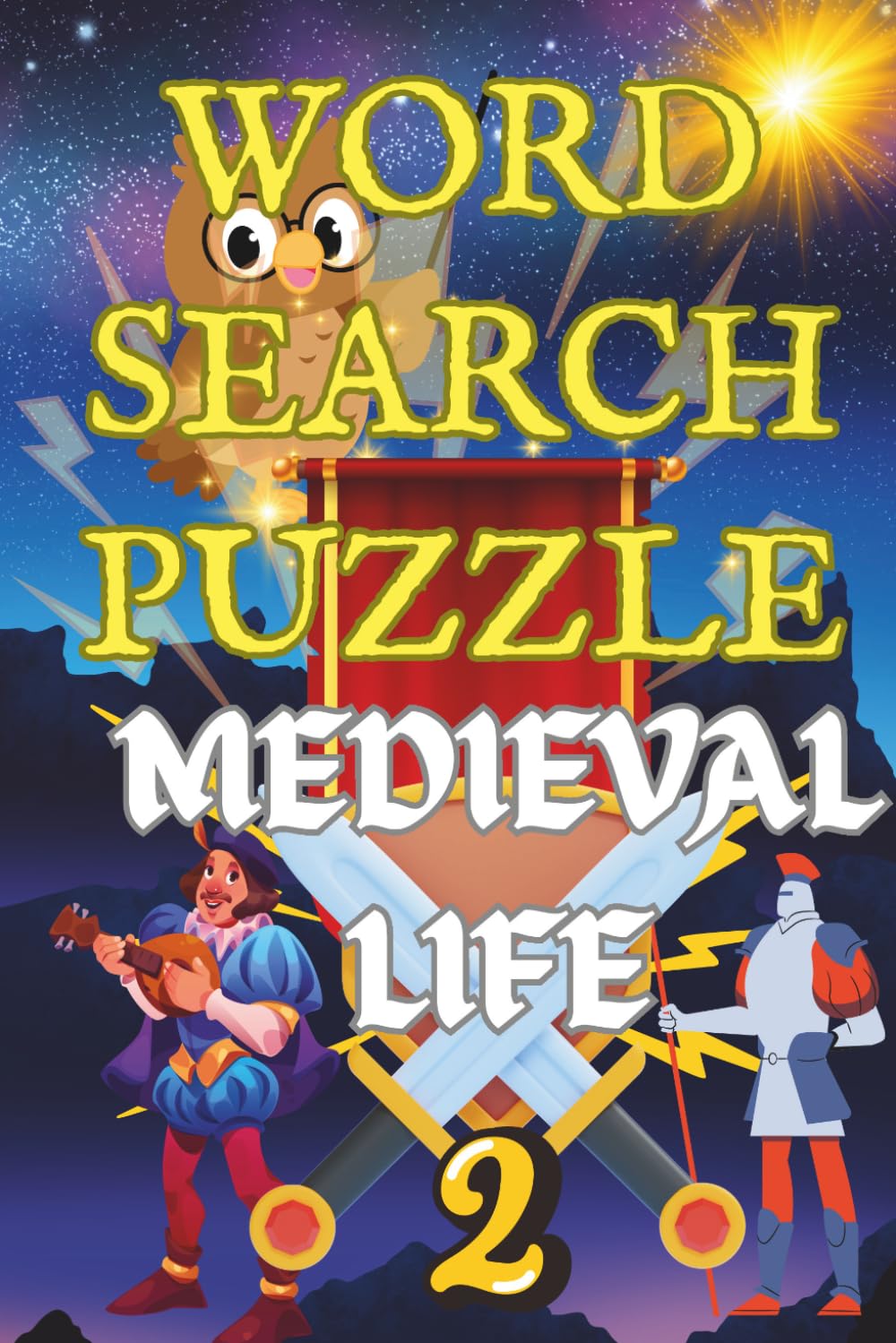 MEDIEVAL TWO WORD SEARCH PUZZLE BOOK