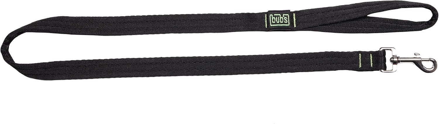 bub's Correa Gran Confort, no queman los tirones, es Muy Suave y Acolchada, 1m de Largo. (Negro)