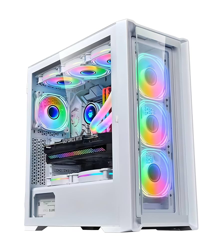 Amazon.co.jp: 強化ガラスパネル搭載 ゲーミングPCケース E-ATX