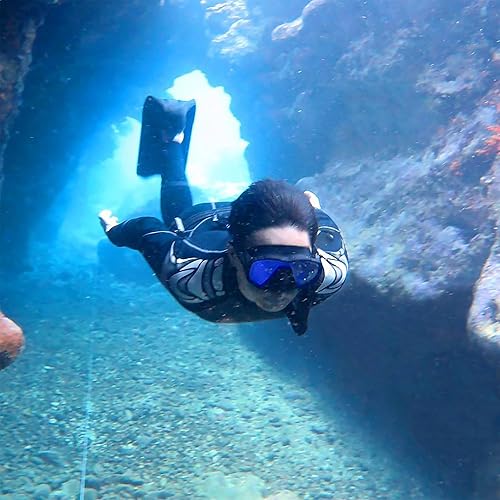 Miniatura 8 de Nami - Máscara de buceo sin marco, antivaho y con protección UV, buceo, apnea, pesca submarina, máscara de snorkel para adultos