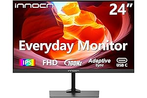 INNOCN 24 Inch 1080p 100Hz Computer Monitor with DisplayPort