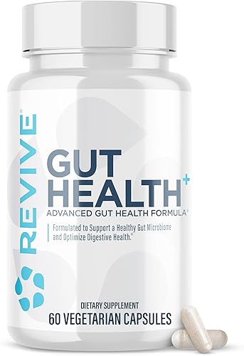 Revive MD - Gut Health+ - Fórmula diaria de apoyo gastrointestinal (60 cápsulas vegetarianas)
