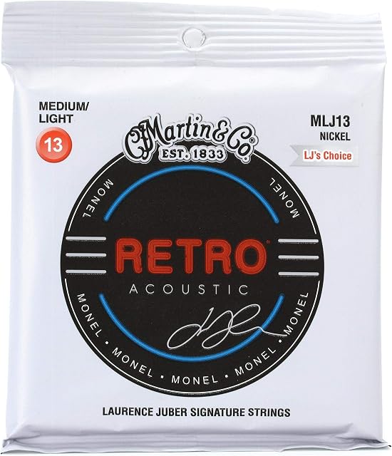 Martin Chaînes de guitare acoustiques rétro, .013-.056 LJ S Choix (MLJ13)