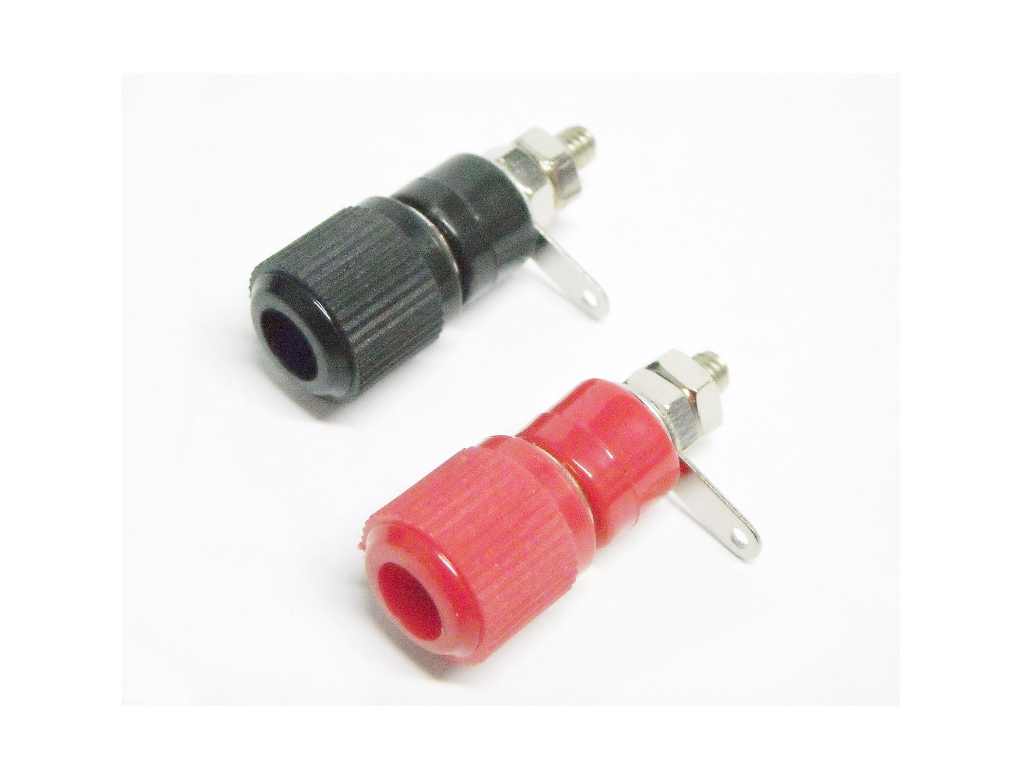 50 Connettori A Banana 4mm - 25 Maschi + 25 Femmine, 5 Colori, Per Elettronica