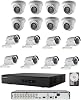 Hikvision Camera Bundle Kit - 8 Indoor and 8 Outdoor- 1 DVR - 2TB Hard Disk