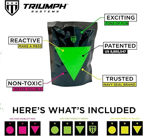 Miniatura 4 de Objetivos explosivos Pop Pack - Objetivos de salpicaduras - Objetivo de rango de precisión - Sistema de disparo multivariable - objetivos para