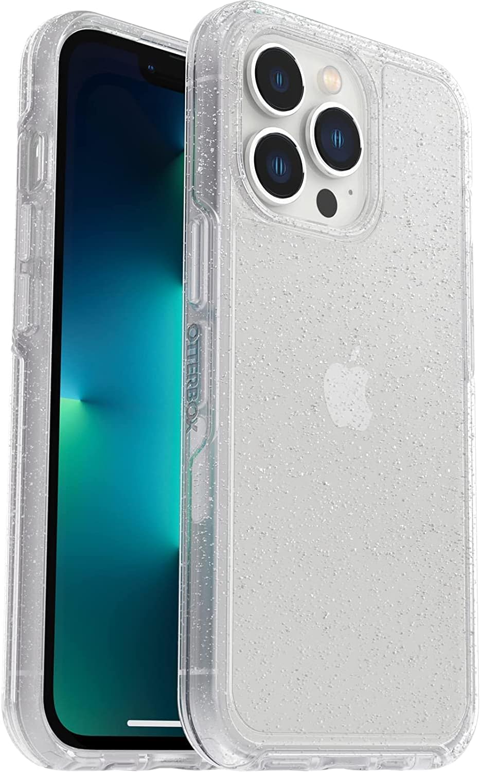 OtterBox Symmetry Series Clear Case for Apple iPhone 13 Pro - Polycarbonate, Wireless Charging Compatible, Non-Retail Packaging (WallFlower)