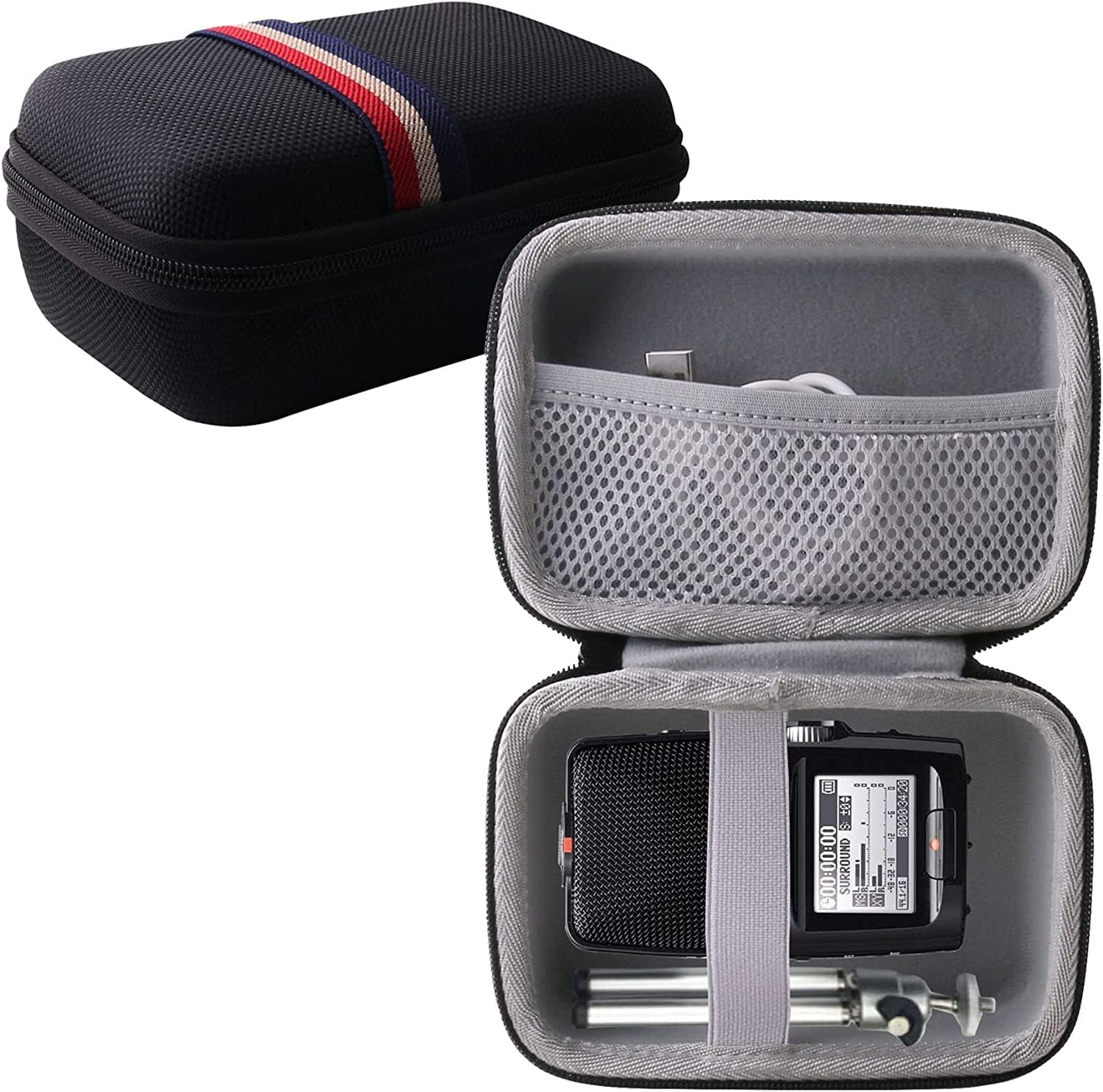 WERJIA Hard Carrying Case Compatible with Zoom H2n/Zoom H2essential Portable Recorder
