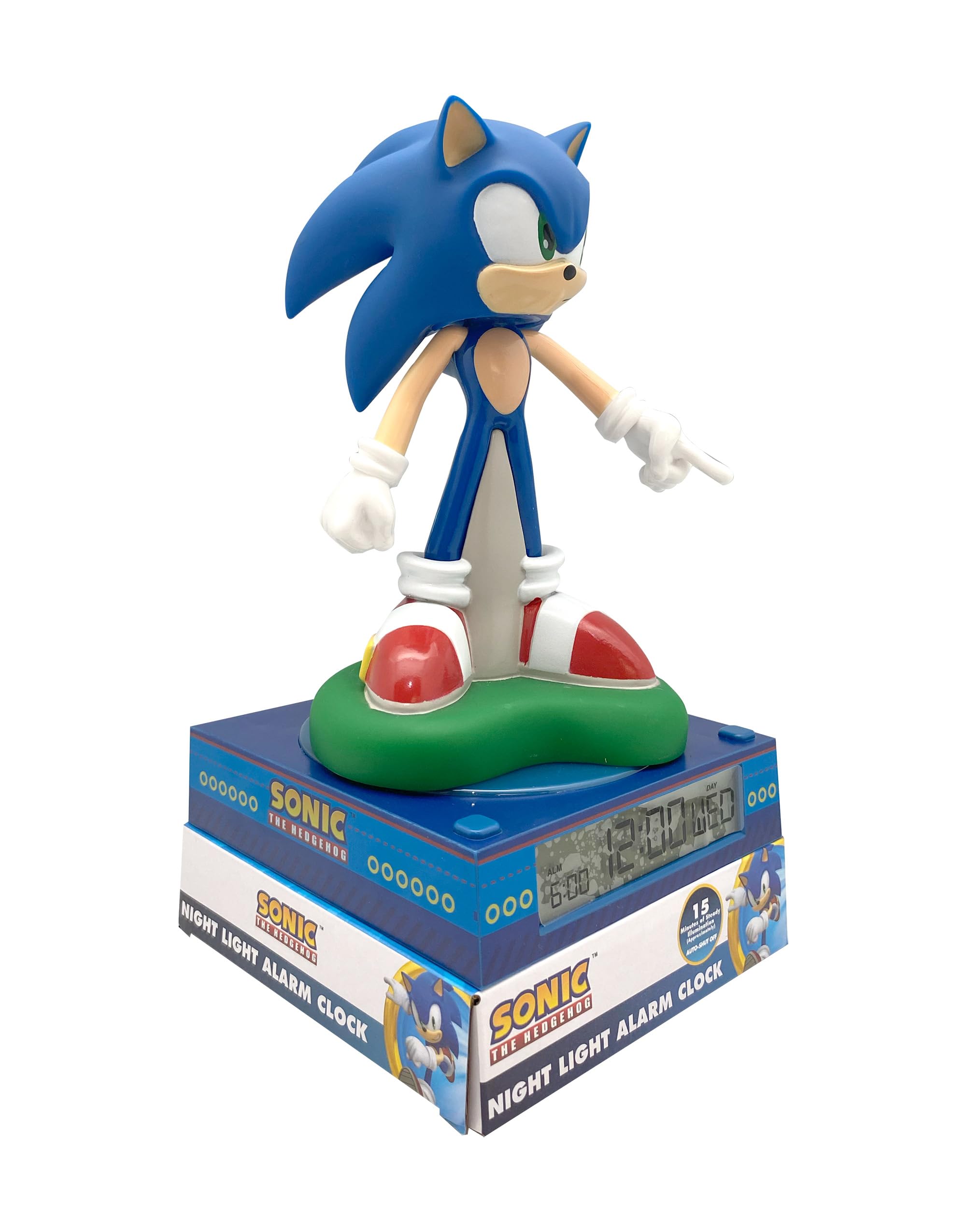 Kids Licensing - Lampada per bambini 3D Sonic, luce notturna, decorazione per bambini, ideale come regalo