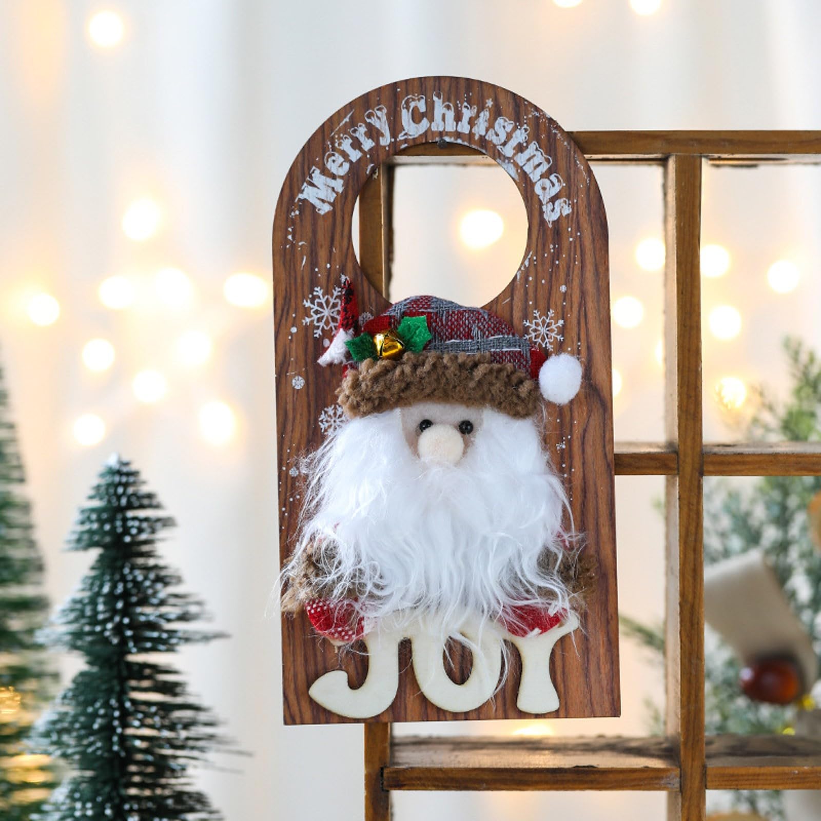 Guirnalda De La Puerta De La Navidad Del Vintage Con El Arco