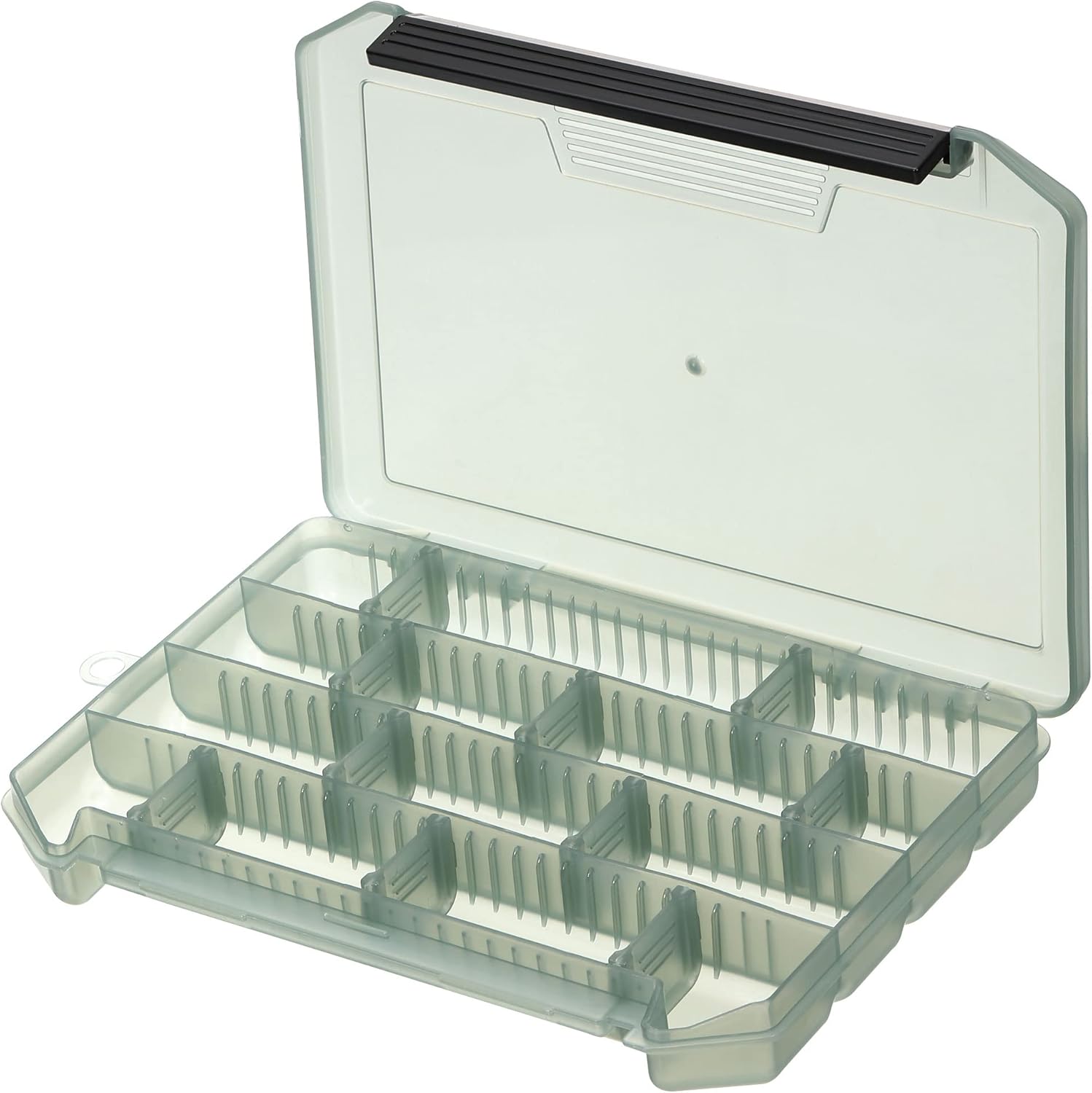 PATIKIL Waterproof Fishing Lure Box, Plastic Fish Tackle Accessory Storage Organizer Container, Clear Gray - Image 4
