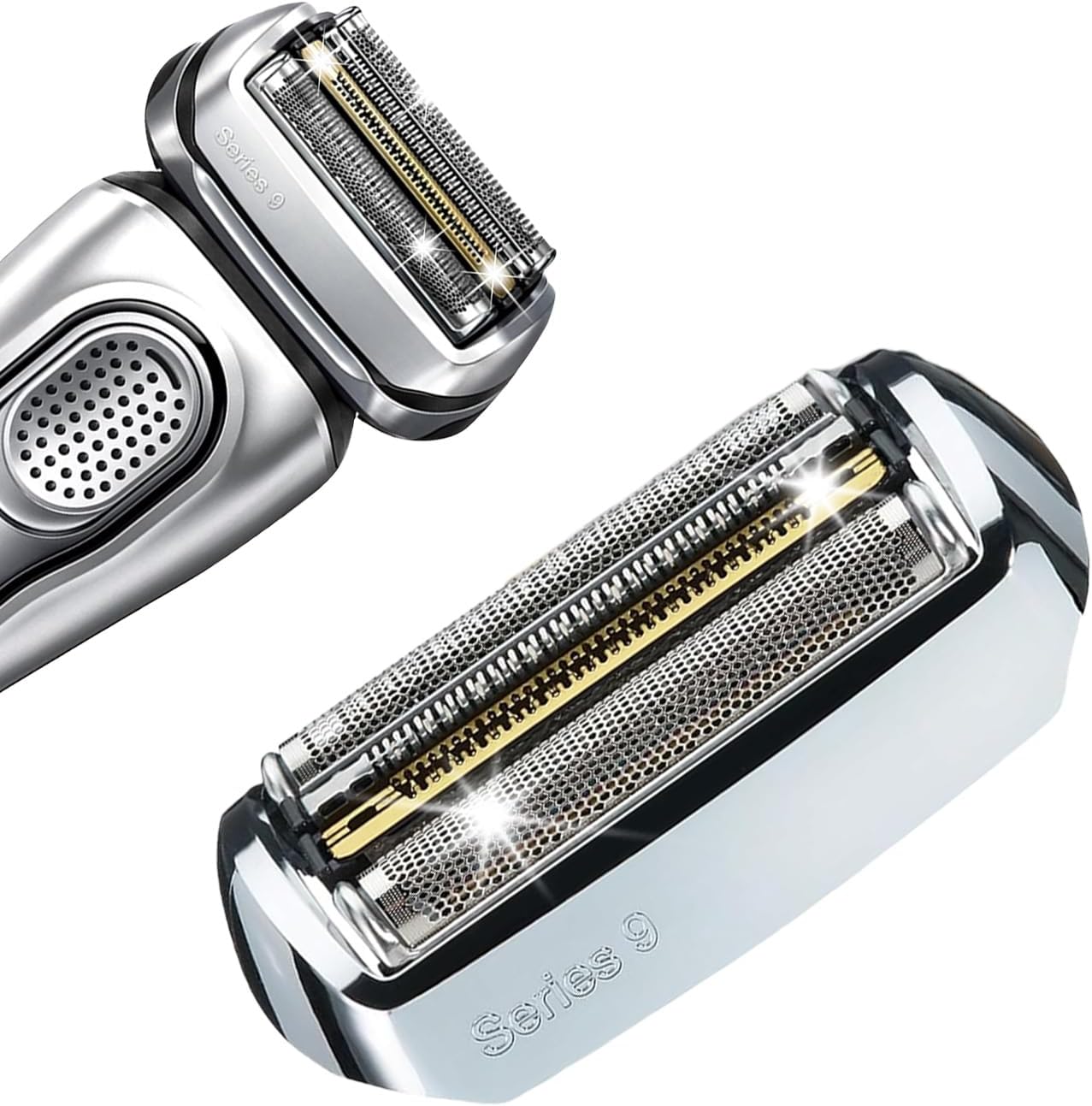 92 sシリーズ9電気シェーバー交換ヘッドブラウンs9ホイル&カッター剃刀ヘッドと互換性があり、s9 9290cc、9291cc、9