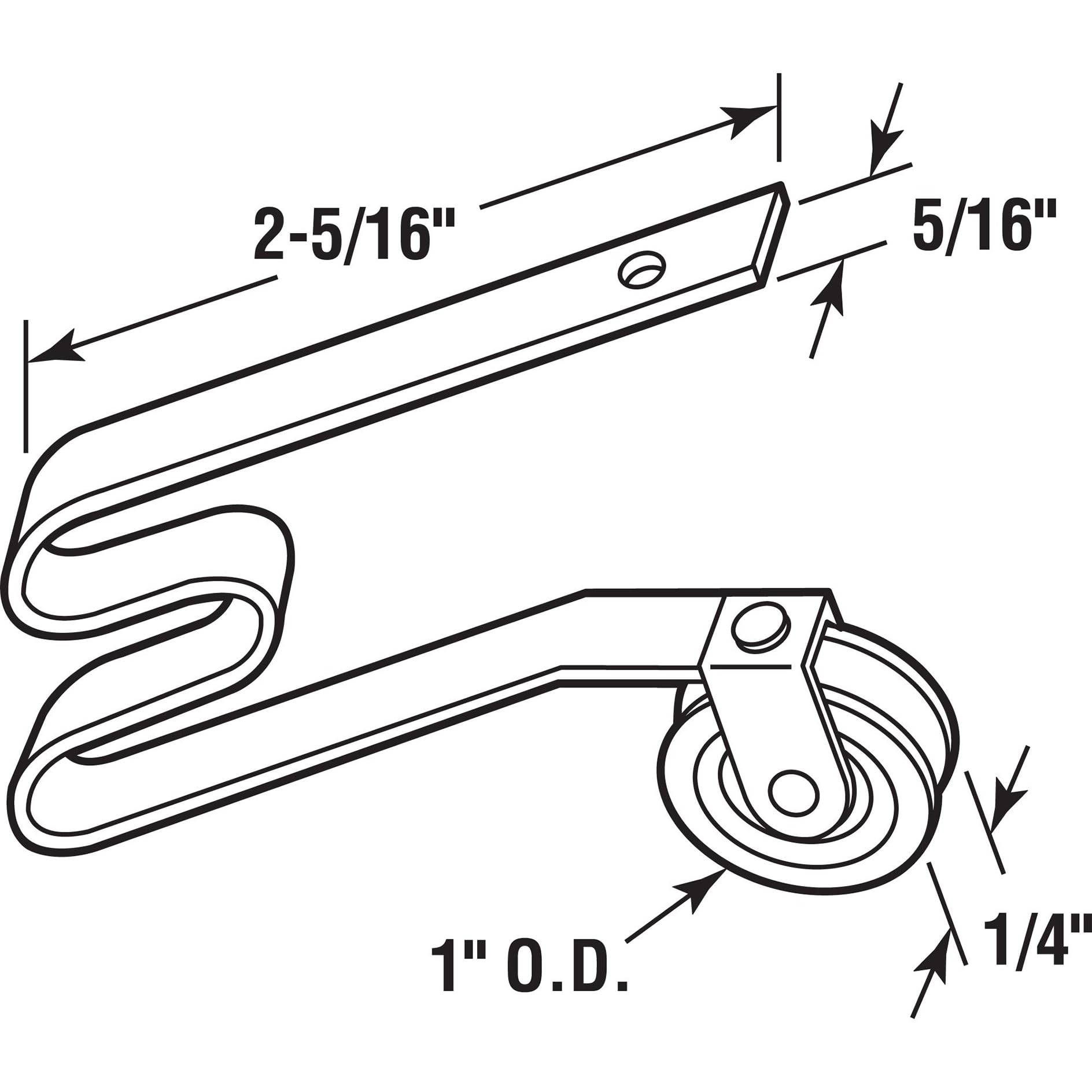 Screen Door Tension Spring Rollers - 4 Pack -2