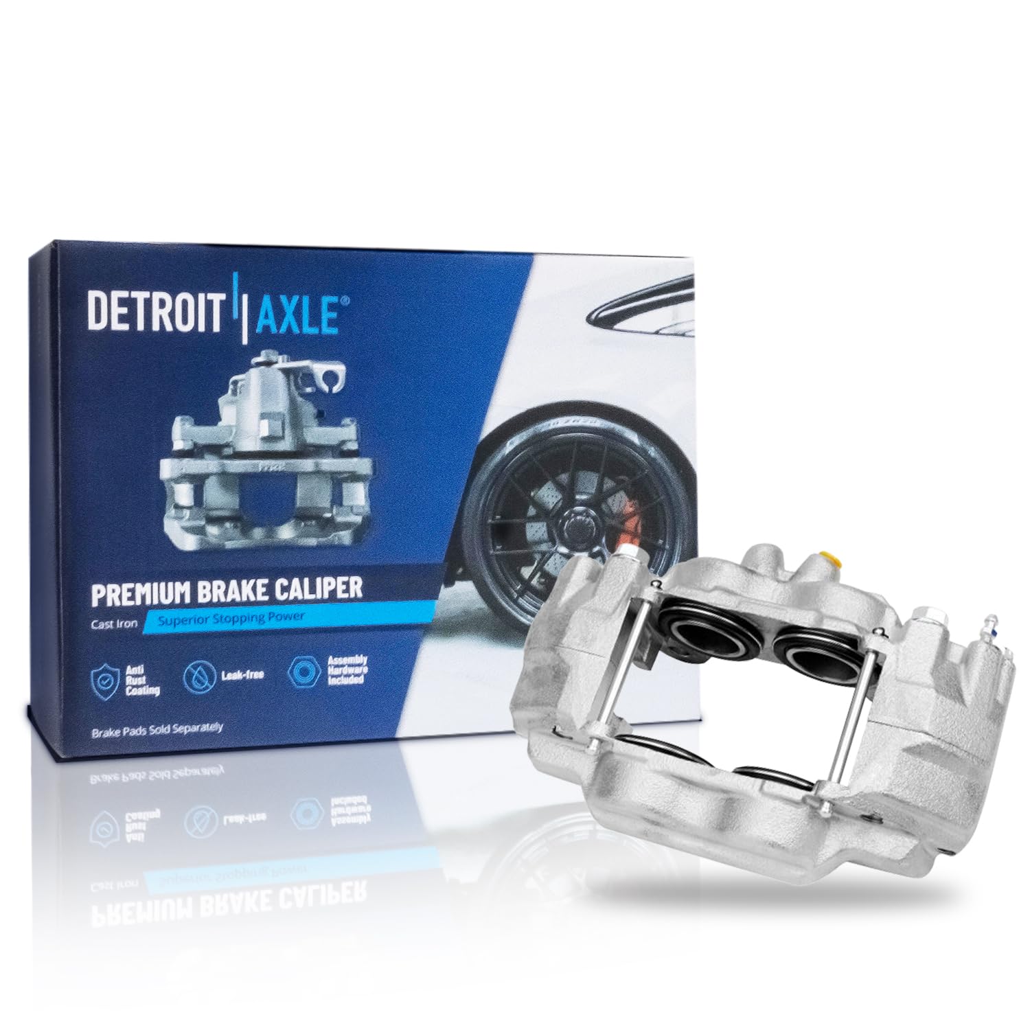 Detroit Axle - Front Right Brake Caliper for 2003-2009 Toyota 4Runner
