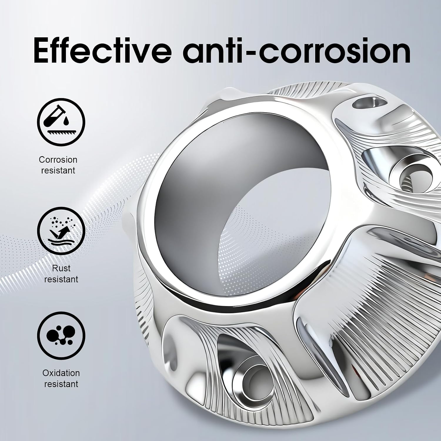 Exhaust Tip Compatible with Kawasaki Klx 125 /Klx 125L Suzuki Drz Tt-R50/Tt-R125E chrome