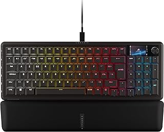 CORSAIR VANGUARD PRO 96 Hall Effect Wired Mechanical Magnetic Gaming Keyboard – 96%, MGX Hyperdrive Switches, Interrogatio…
