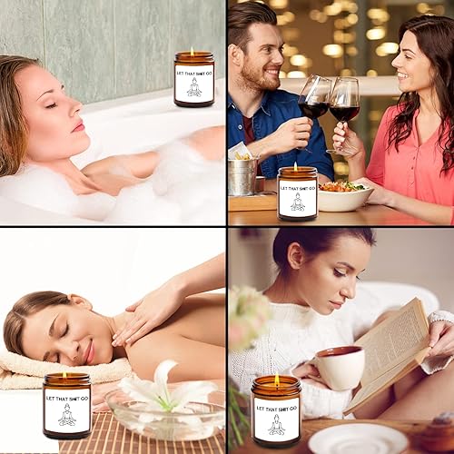 Miniatura 5 de Vela de lavanda - Regalos para mujeres, mejores amigas, hermana y mamá