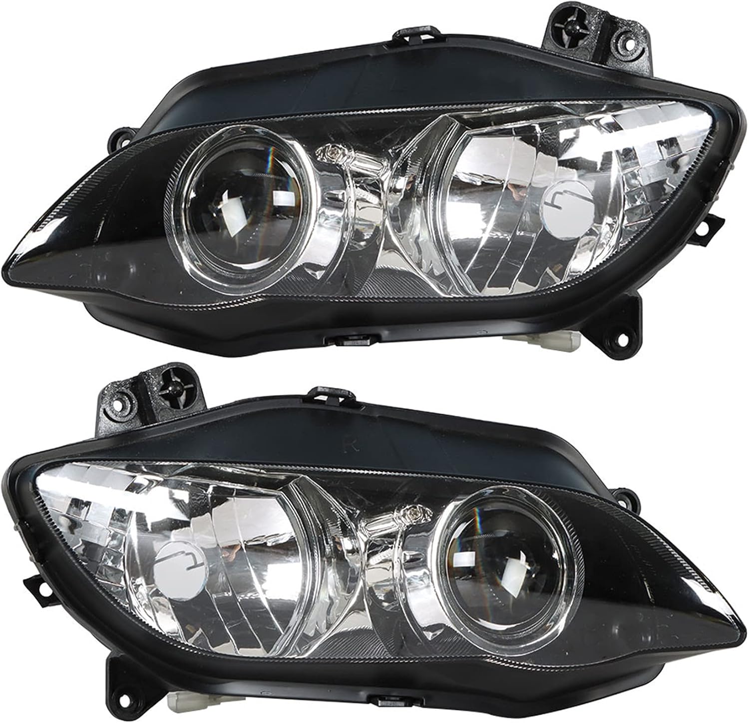 labwork Front Motorcycle Headlight Headlamp Replacement for Yamaha YZF R1 2004-2006