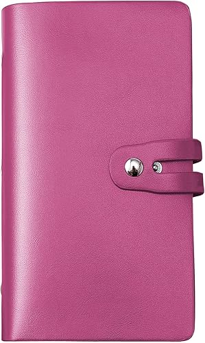 Soporte para tarjetas de crédito RFID, organizador de tarjetas de visita de cuero con 96 ranuras para tarjetas, protector de funda para tarjetas de