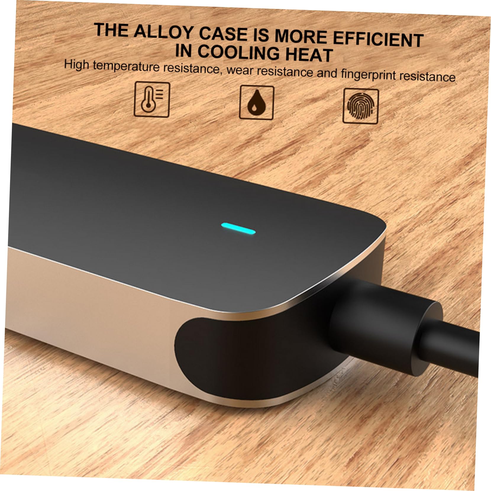 OSALADI 2pezzi Hub Usb Portatile Per Laptop e Smartphone Adattatore Multi-port Con Alta Velocità Di Trasmissione Soluzione Docking Station Per Interfacce Limitate Compatibile Con Tutti
