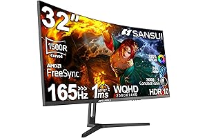 SANSUI G32QC 32-inch Curved Gaming Monitor