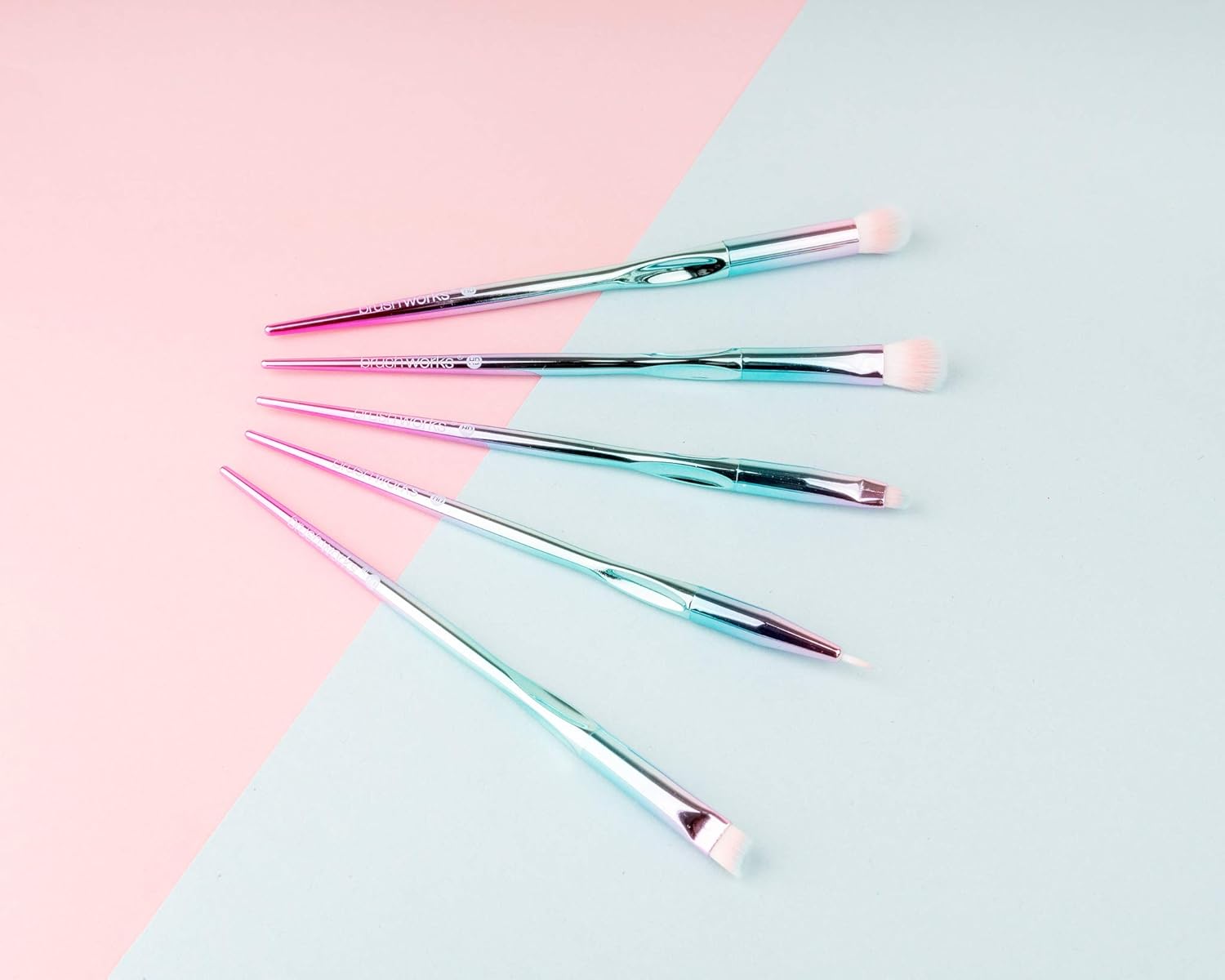 Brushworks HD Precision Eye & Brow Makeup Brush Set