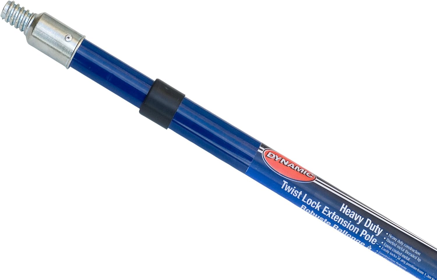 Dynamic HZ468004 Heavy Duty Twist Lock Extension Pole, 4Foot to 8Foot