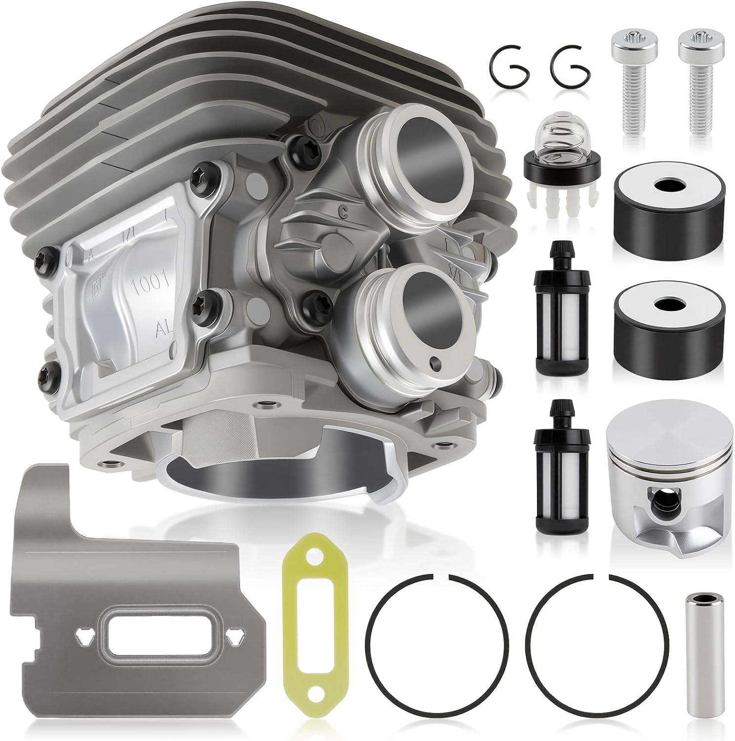 MOTOALL 4238 020 1202 Cylinder Piston Gaskets Kit For Stihl TS410 TS420 TS 410 420 Cut-Off Saw 50mm